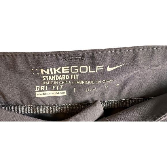 Nike Golf Pants Mens 32x30 Dri-Fit Standard Fit Performance Chino Slacks Gray - Picture 4 of 14
